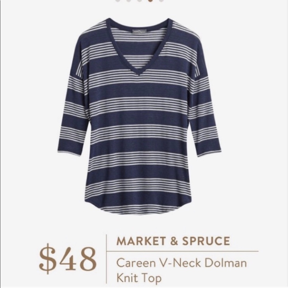 Market and Spruce Stripe Sweater Size S